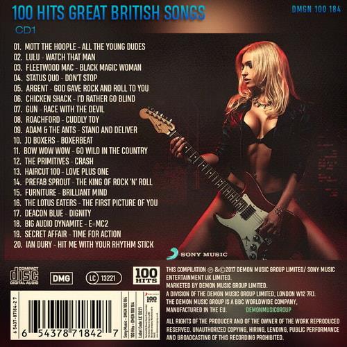 100 Hits Great British Songs (5CD) (2017) OGG
